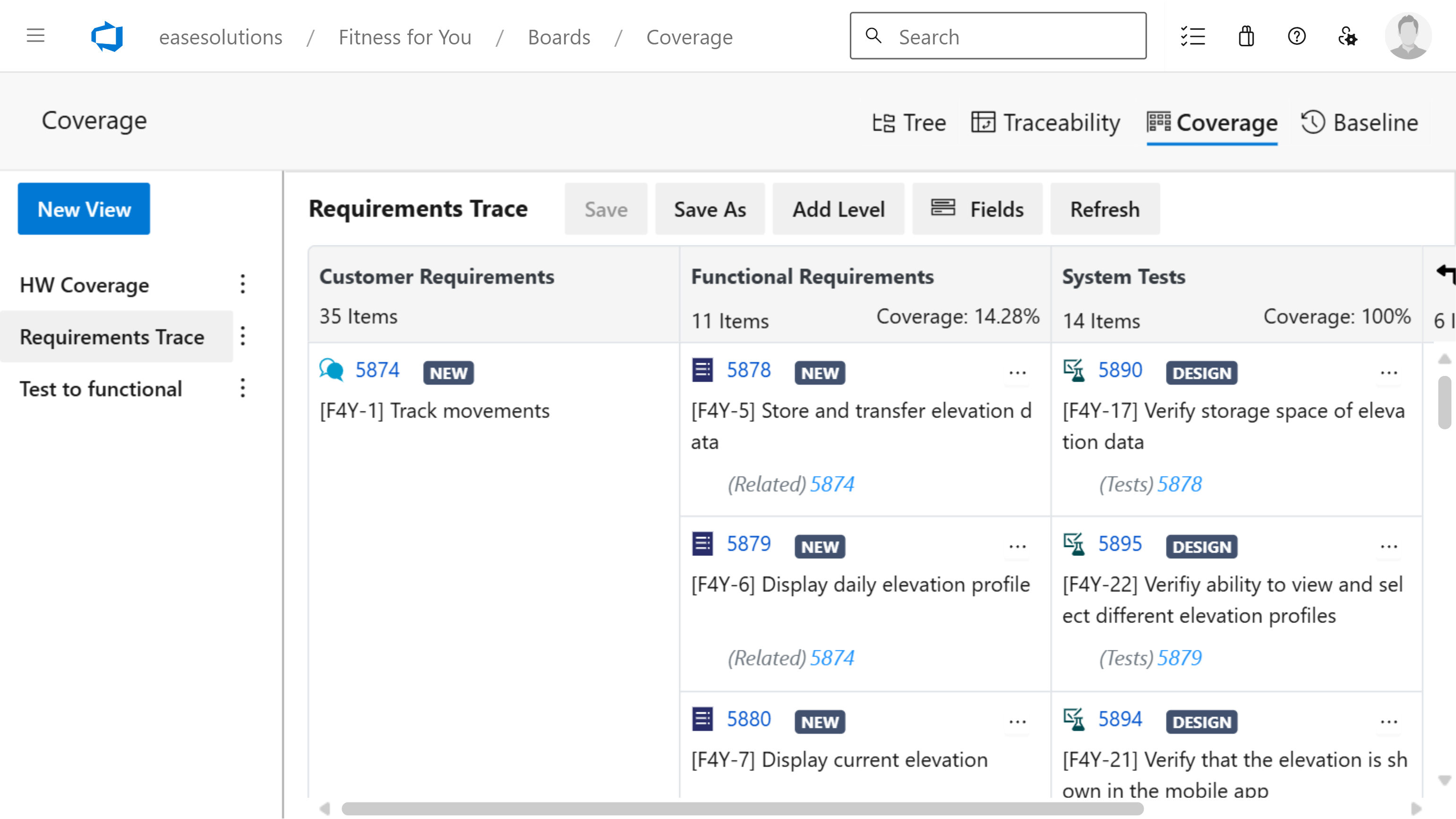 Keep Your Requirements Covered with easeRequirements for Azure DevOps