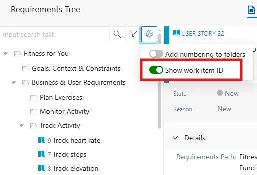 Display Work Item ID in the Tree